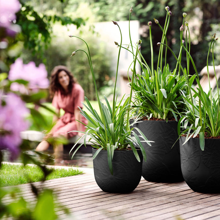 Elho Fuente Lily Bloempot 47 cm - Zwart