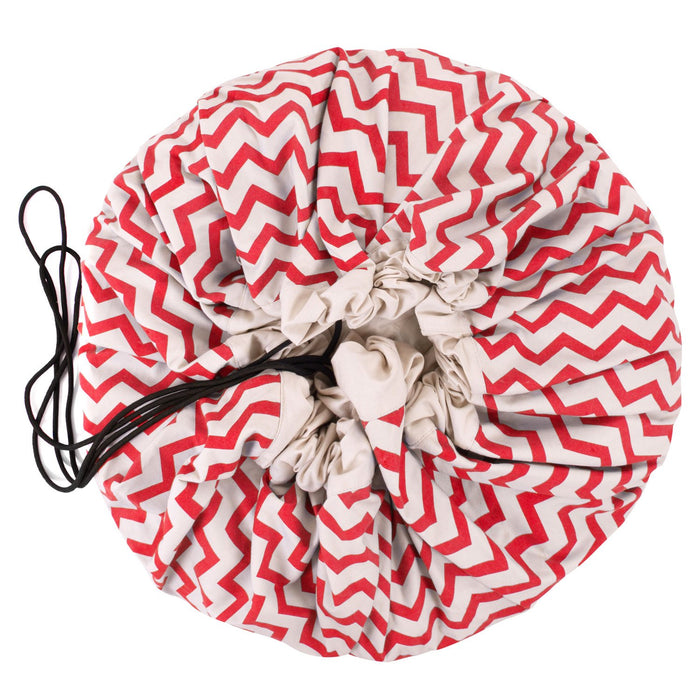 Play & Go Zig zag red toy storage bag