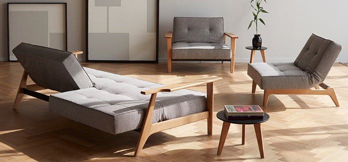 Innovation Splitback Slaapbank Frej Grijs