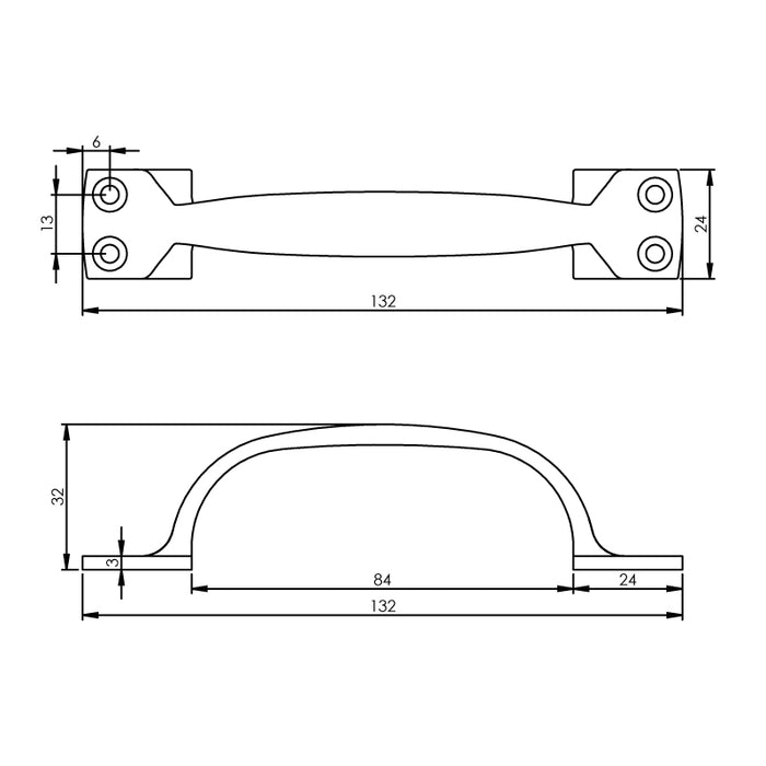 Intersteel Meubelgreep 130 mm nikkel