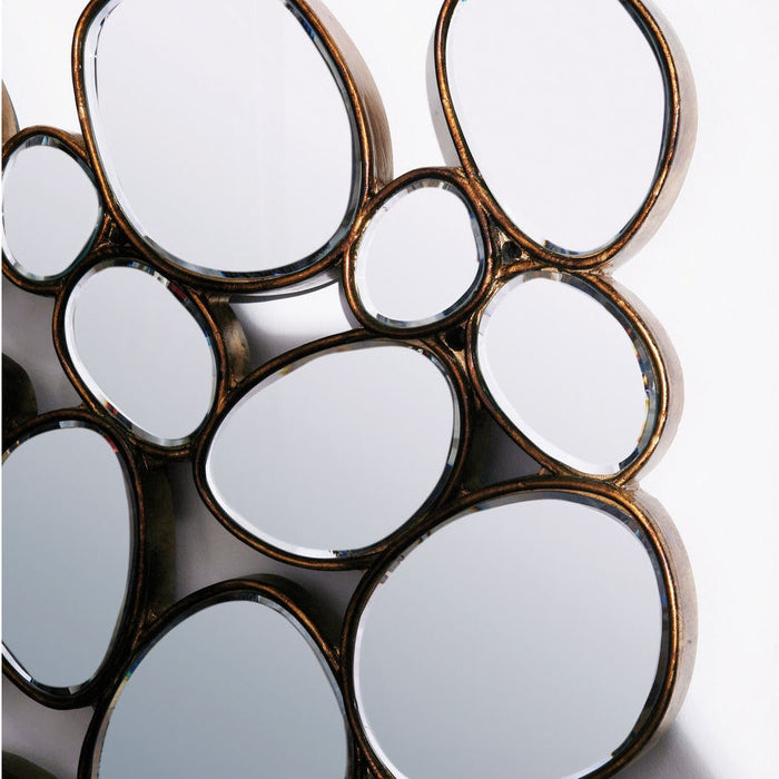 Kare Design Design Spiegel Water Drops - L135 X B78 Cm - Koper