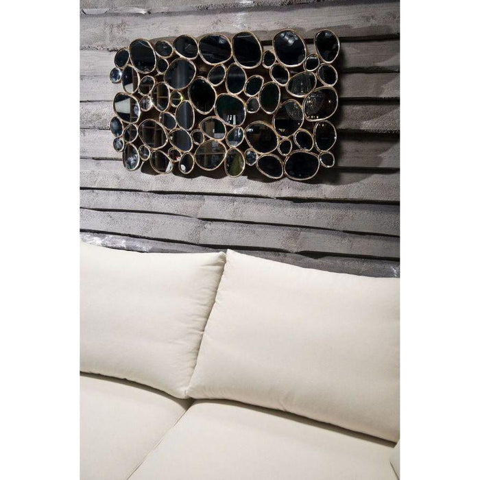 Kare Design Design Spiegel Water Drops - L135 X B78 Cm - Koper