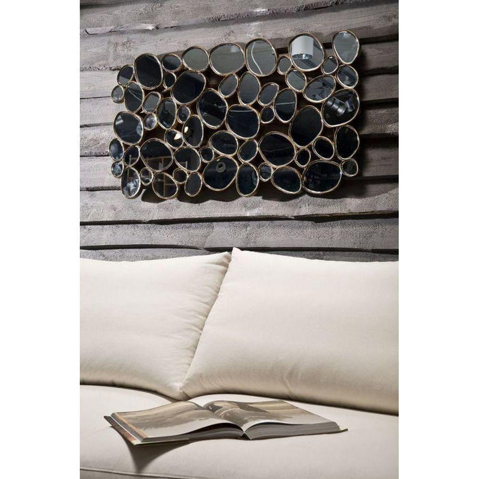 Kare Design Design Spiegel Water Drops - L135 X B78 Cm - Koper