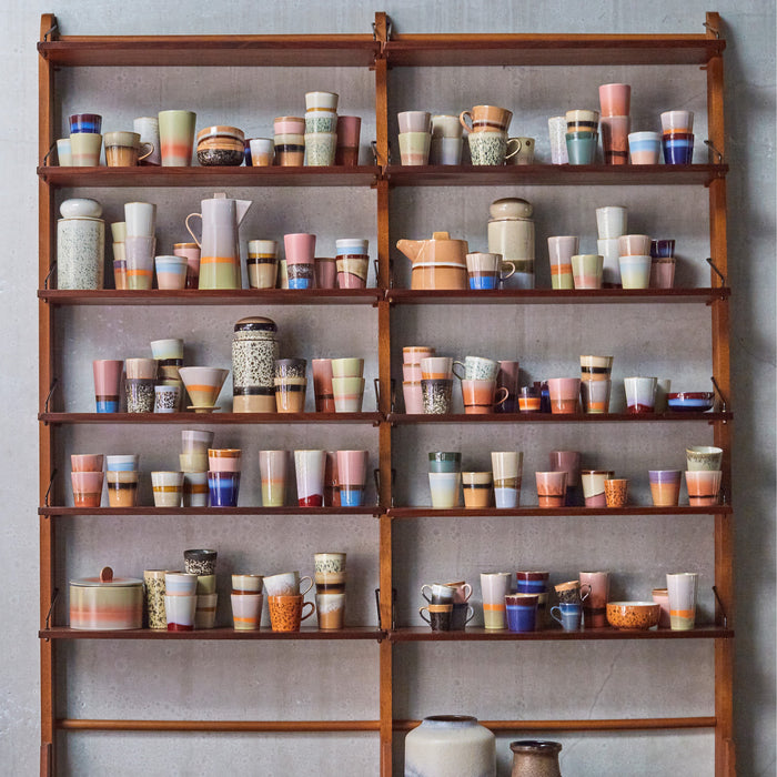 HKliving 70's Ceramics Ristrettokopje 0,1 L - Set van 4 - Cera