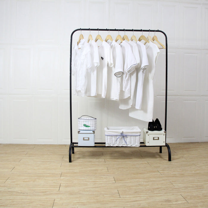 O'DADDY® Kledingrek metaal - kledingstang tot 25 kg - 110x40x150 - zw