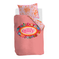 Oilily Prom Flowers Dekbedovertrek 100 x 135 cm - Roze
