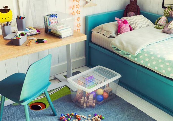 Kis Opbergbox, Omnibox, maat M, 30L, helder