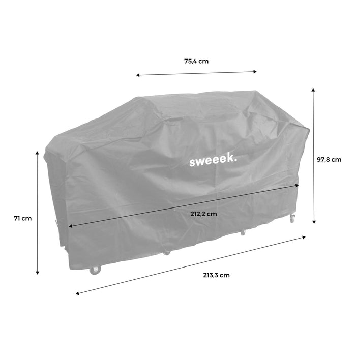 sweeek - Beschermhoes voor gasbarbecue D'artagnan