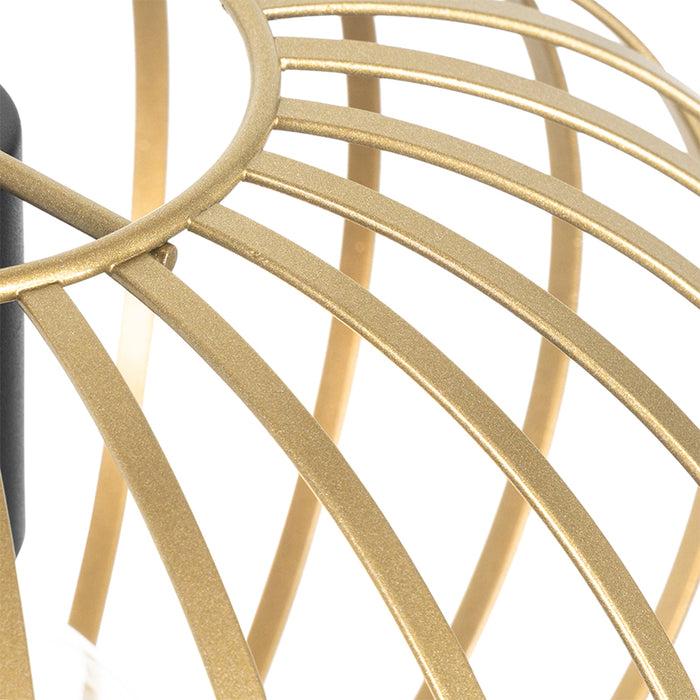 QAZQA Hanglamp johanna - Goud|messing - Design - L 1200mm