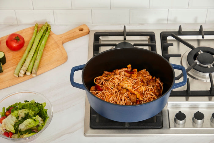 Buccan - Hamersley - Gietijzeren braadpan 29cm - Blauw