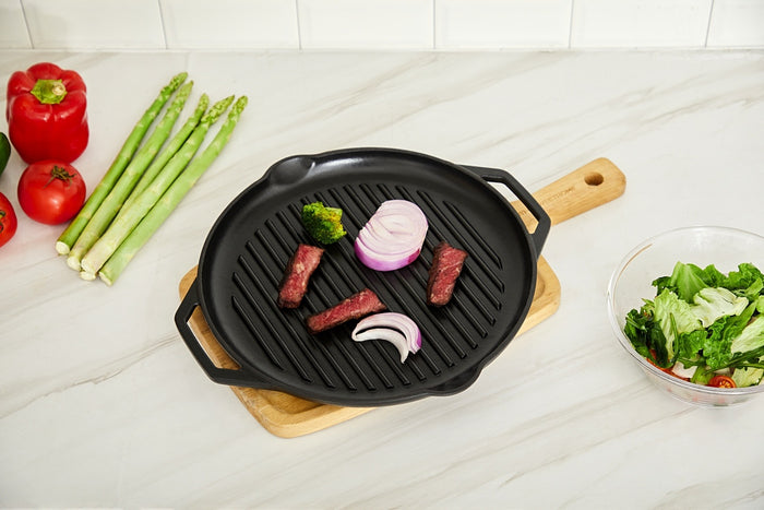 Buccan - Hamersley - Gietijzeren grillplaat - Zwart