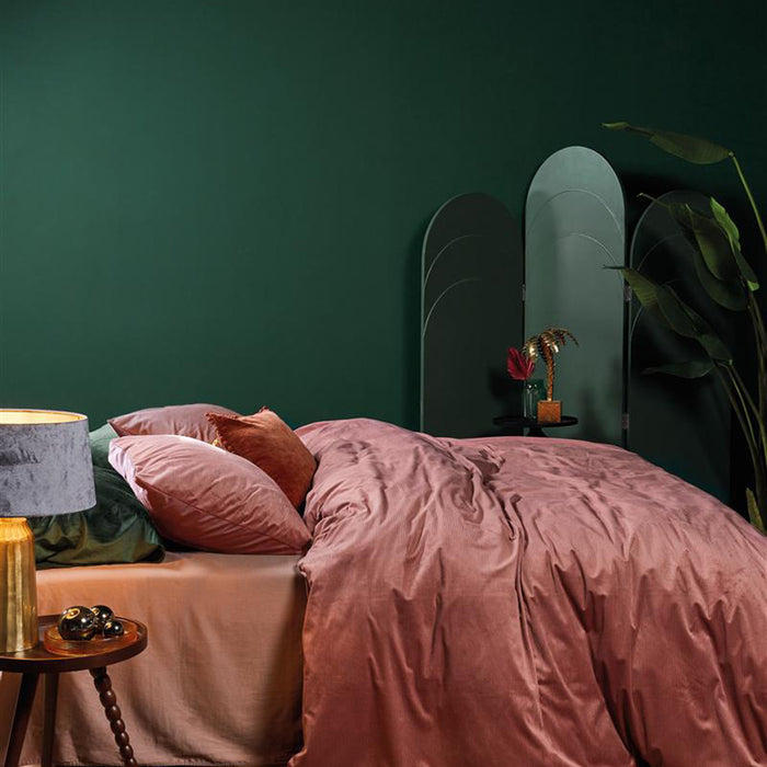 At Home by Beddinghouse Cosy Corduroy Dekbedovertrek 200 x 220 cm - Roze