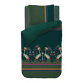 Pip Studio Birds in a Row Dekbedovertrek 140 x 220 cm - Groen
