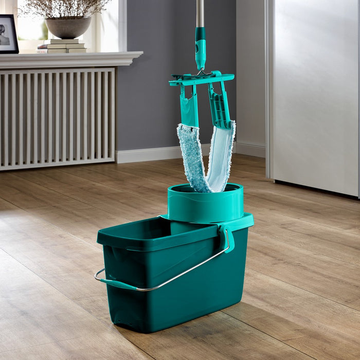 Leifheit Clean Twist System XL Vloerwisser Set met Wieltjes