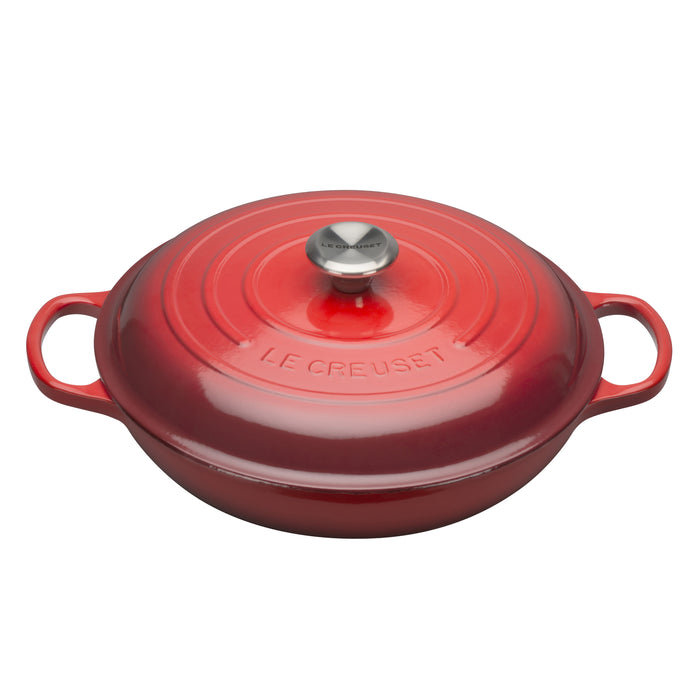 Le Creuset Signature Braadpan Ø 30 cm - Laag - Rood