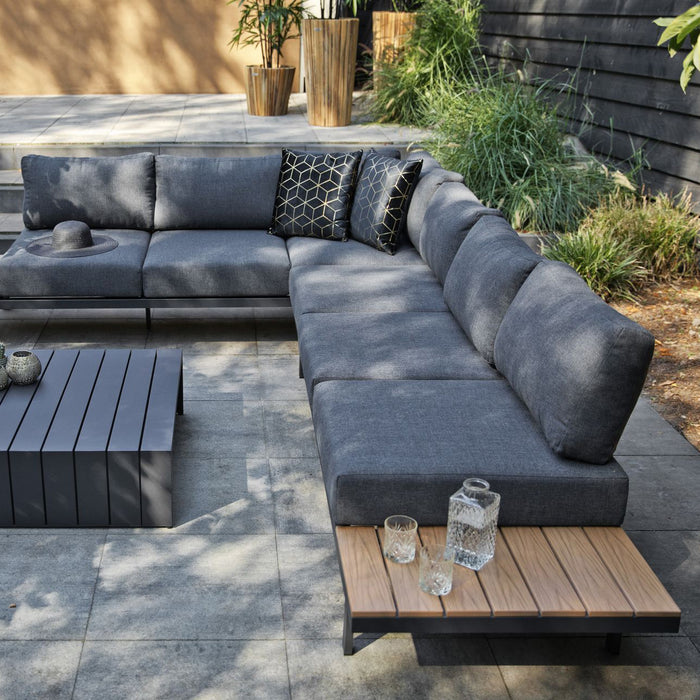 Woood Bari platform Loungeset - Grijs