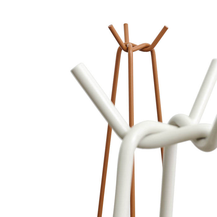 HAY Knit Staande Kapstok 3 Haken - Toffee