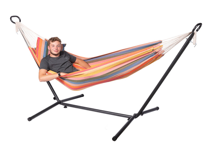 123Hammock Hangmat Eénpersoons Gomera Single Veelkleurig