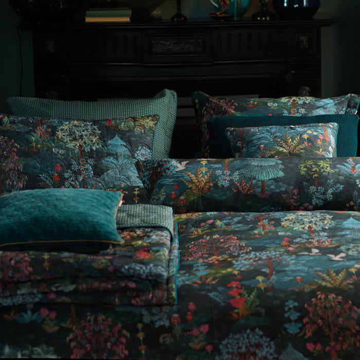 Pip Studio Garden Dekbedovertrek 200 x 220 cm - Donkerblauw