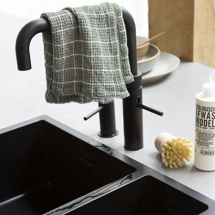 Walra Dry With Cubes Vaatdoek 30 x 30 cm - 3 st. - Legergroen