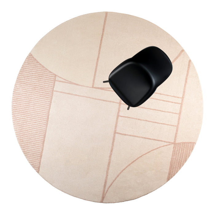 Zuiver Bliss Vloerkleed Natural/Pink