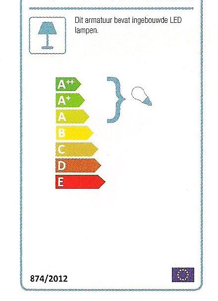 Artdelight Wandlamp Sharp Led Zwart IP54