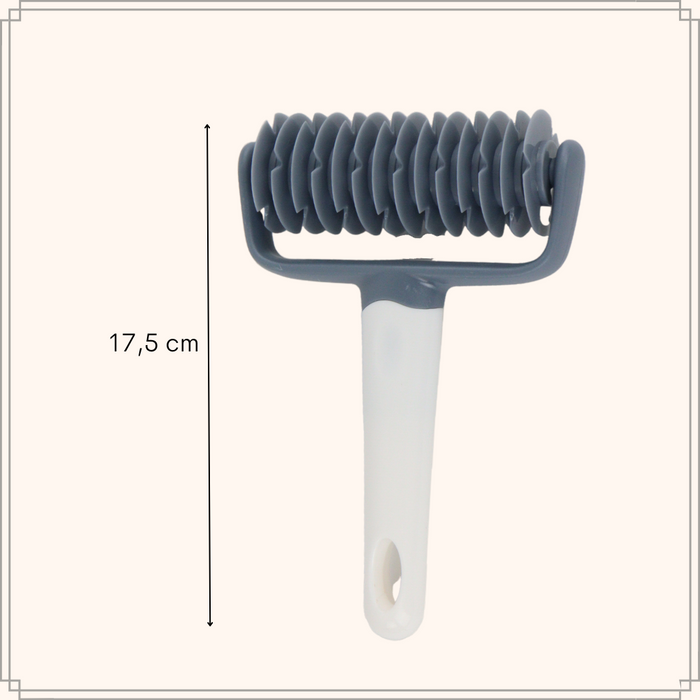 OTIX Deegroller met Ruitvorm Rasterroller Deegsnijder 17,5 cm