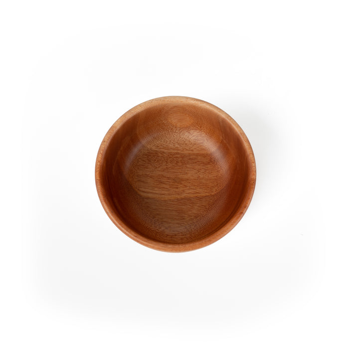 Khaya houten kommetje - tapasschaaltje Ø 16 cm