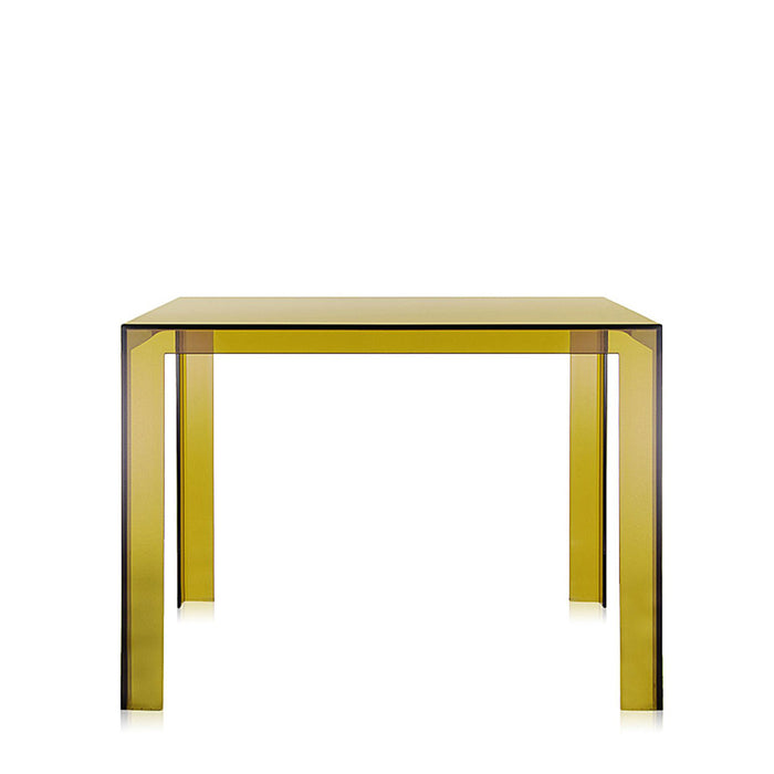 Kartell Invisible Eettafel - 100 x 100 cm - Alpengroen