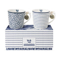 Laura Ashley Blueprint Floris Candy Stripe Mini Mok 0,24 L - 2 st.