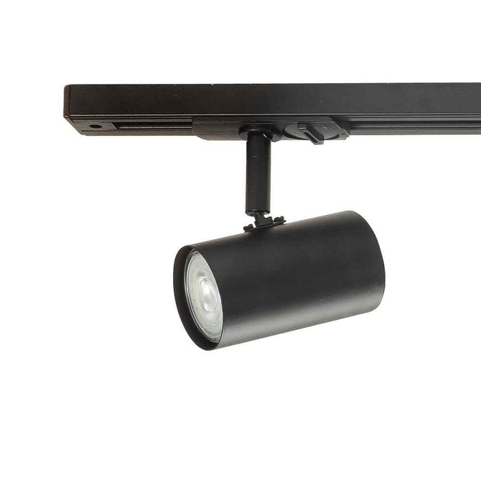 Railsysteem Trackline 150cm Zwart incl. 4 Cilinder Spots