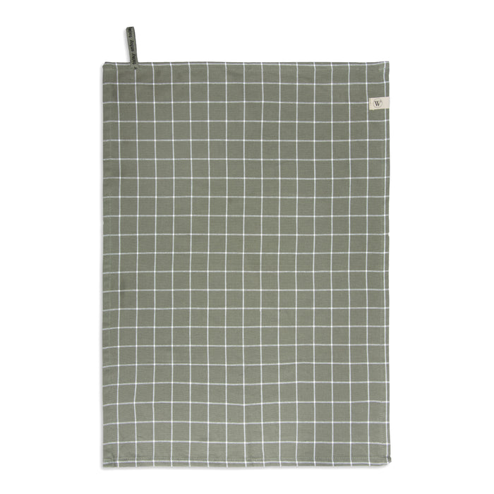 Walra Dry with Cubes Uni Keuken- en Theedoekset 3 st. - Groen