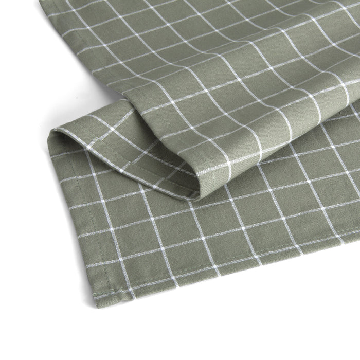 Walra Dry with Cubes Uni Keuken- en Theedoekset 3 st. - Groen