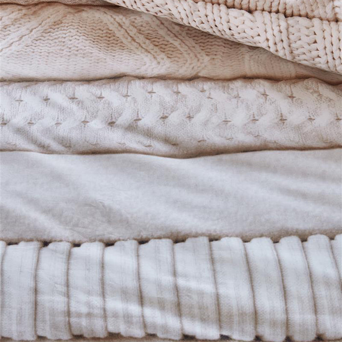 Rivièra Maison Coziness Dekbedovertrek 140 x 220 cm - Off-white