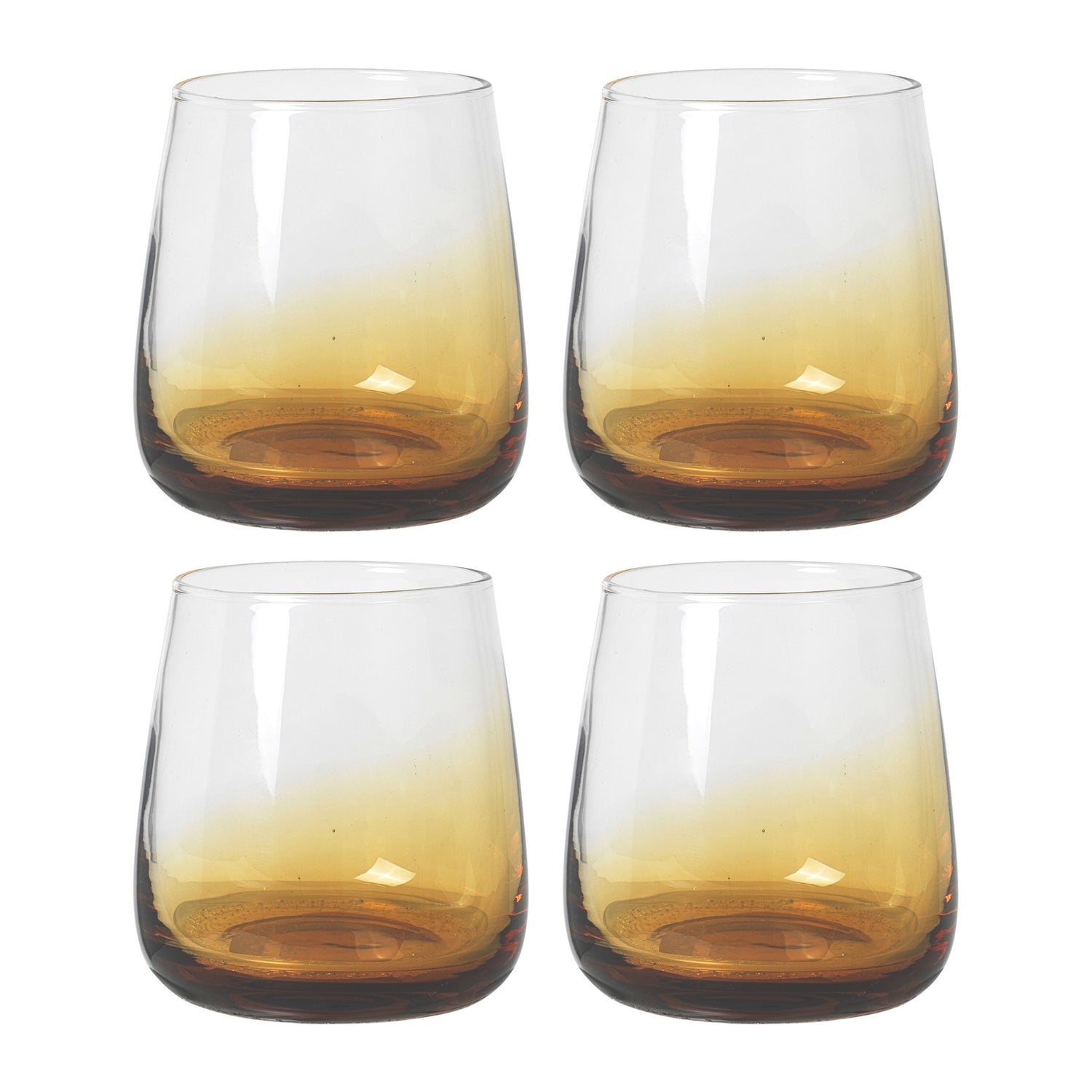 Broste Copenhagen Amber Tumblrglazen 0,35 L – 4 st.