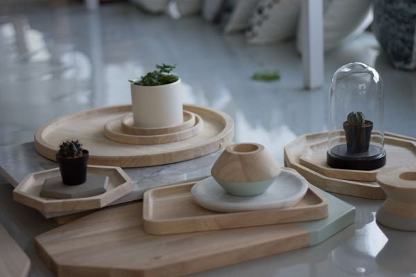 Hout Maysa Bum Theelichthouder