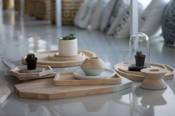 Hout Maysa Bum Theelichthouder