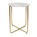 by fonQ basic Chique Bijzettafel Ø 44,5 cm - Wit