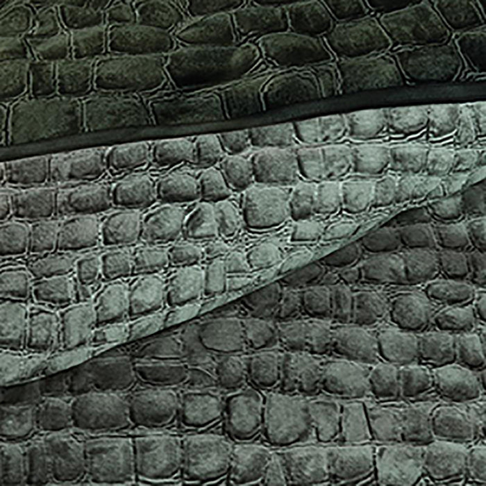 Rivièra Maison Croco Dekbedovertrek 200 x 220 cm - Groen