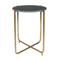 by fonQ basic Chique Bijzettafel Ø 44,5 cm - Groen