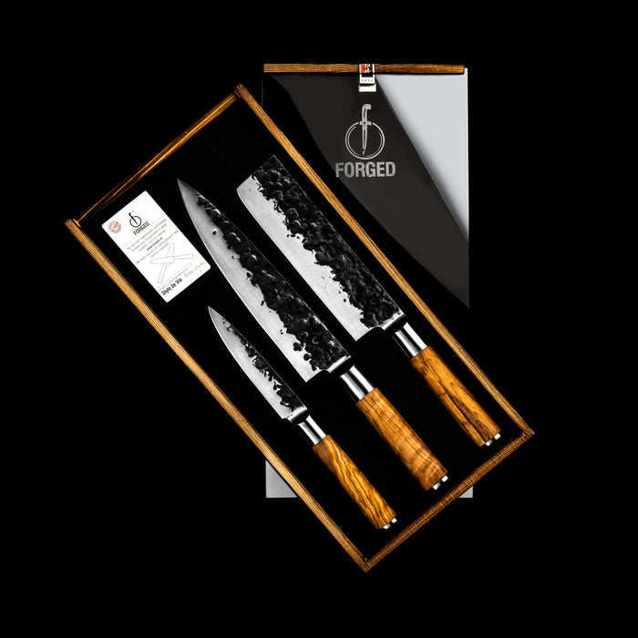 Forged Olive Messenset 3-delig