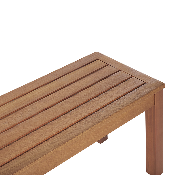 Beliani-MONSANO -Tuinset voor 6-Lichte houtkleur-Eucalyptushout