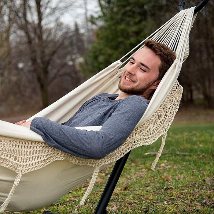 Vivere Combo Tweepersoons Hangmat met Standaard