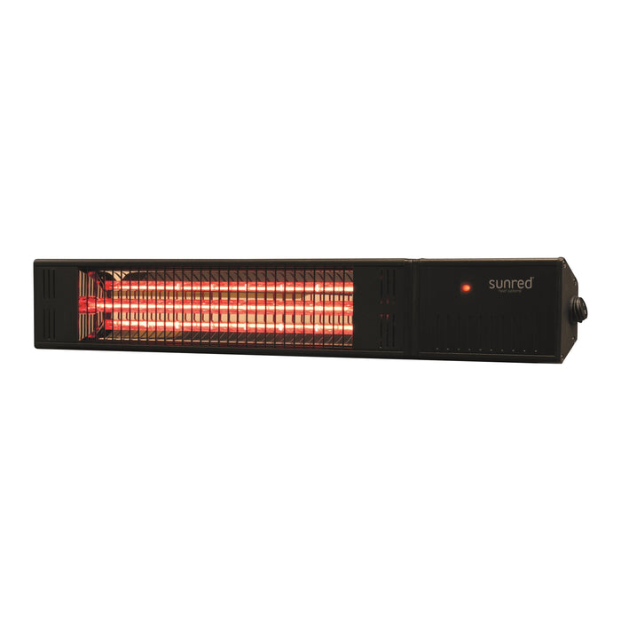 SunRed Ultra Fortuna Wall 1500 Black Terrasheater