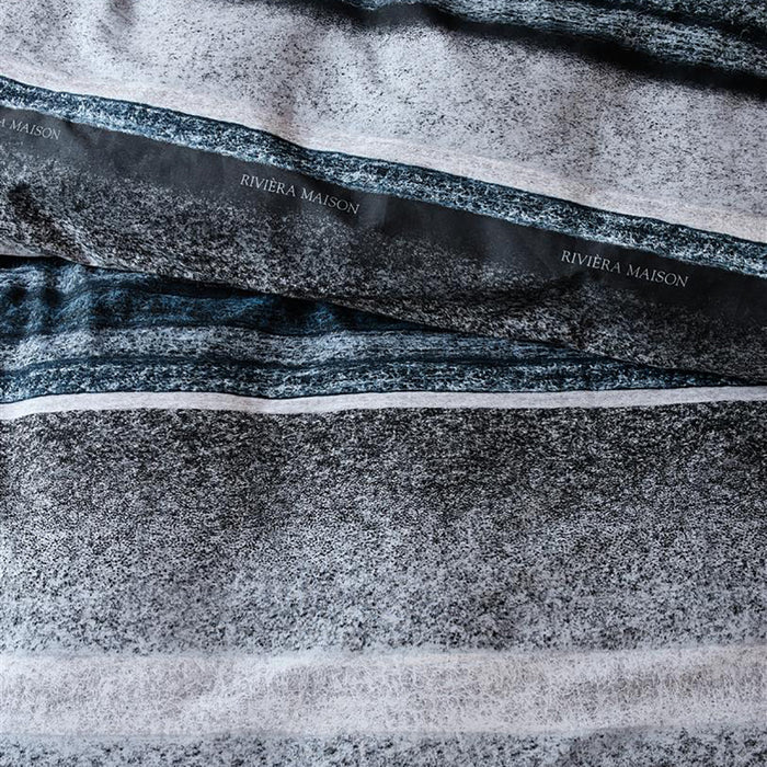 Rivièra Maison Mohair Dekbedovertrek 200 x 220 cm - Blauw