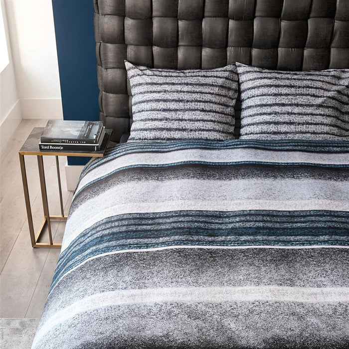 Rivièra Maison Mohair Dekbedovertrek 200 x 220 cm - Blauw