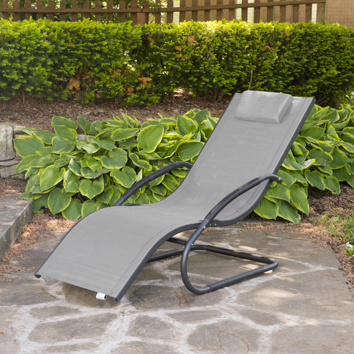 Vivere Wave Lounger Tuinstoel