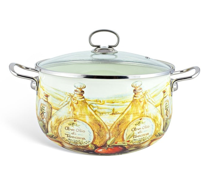 Edenberg Classic Line - 8-delige Luxe Emaille Pannenset