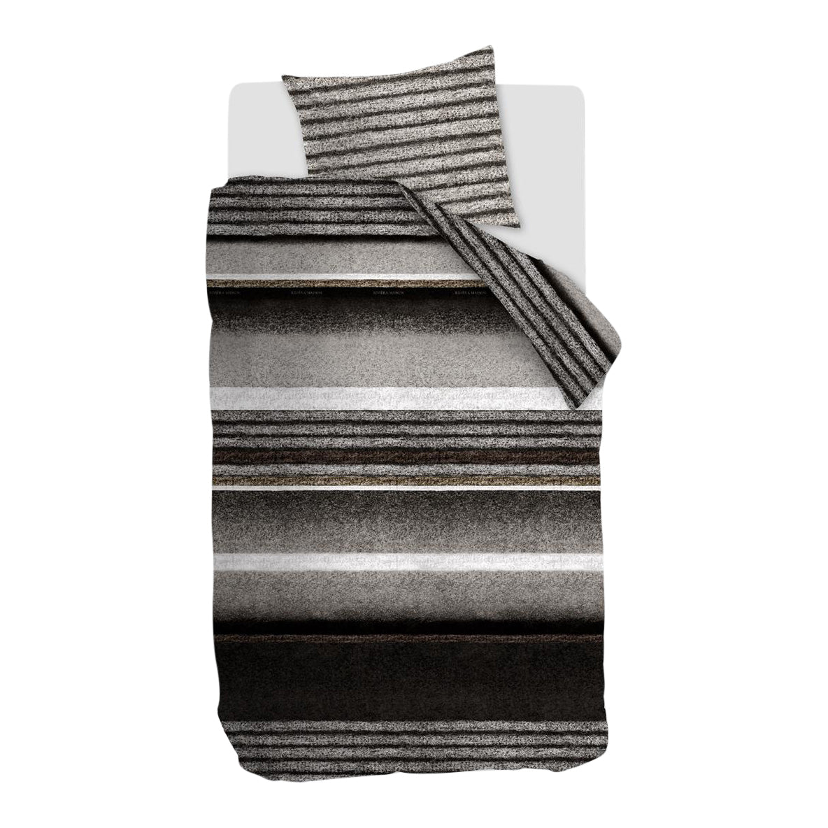 Rivièra Maison Mohair Dekbedovertrek 140 x 220 cm - Bruin