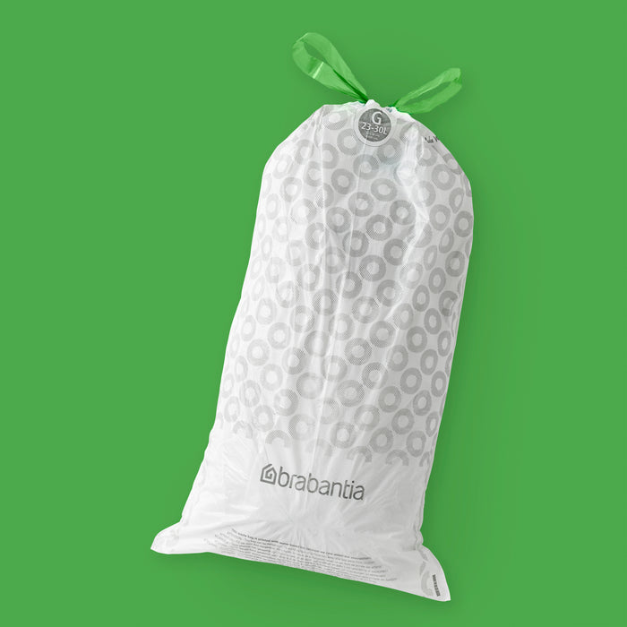 Brabantia Type G PerfectFit Jaarverpakking Afvalzak 23-30 Liter - 120 Stuks